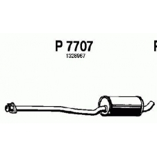 P7707 FENNO Средний глушитель выхлопных газов