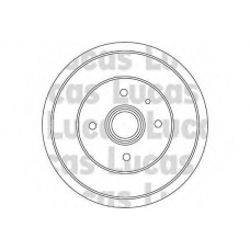 DB4200 TRW Тормозной барабан