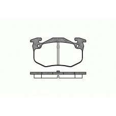 0144.60 REMSA Комплект тормозных колодок, дисковый тормоз