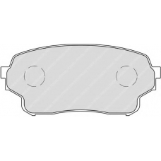 FDB4077 FERODO Комплект тормозных колодок, дисковый тормоз