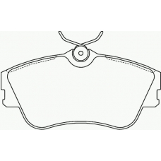 P 85 029 BREMBO Комплект тормозных колодок, дисковый тормоз