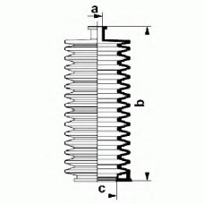 QG1024 QUINTON HAZELL Комплект пылника, рулевое управление