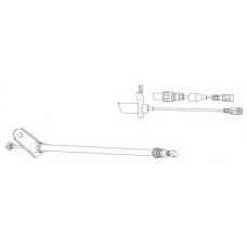 DM02114 KAWE Трос, стояночная тормозная система