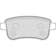 FDB4182 FERODO Комплект тормозных колодок, дисковый тормоз