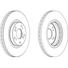DDF1424 FERODO Тормозной диск
