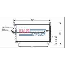 1721401 KUHLER SCHNEIDER Конденсатор, кондиционер