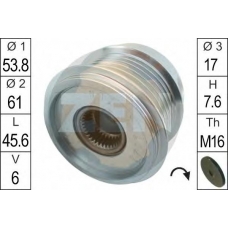 ZN5532 ERA Механизм свободного хода генератора