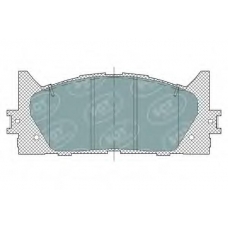 SP 325 SCT Комплект тормозных колодок, дисковый тормоз
