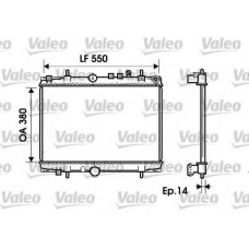 734278 VALEO Радиатор, охлаждение двигателя