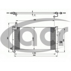 300653 ACR Конденсатор, кондиционер