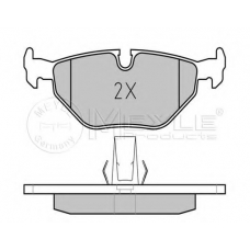 025 216 9117/PD MEYLE Комплект тормозных колодок, дисковый тормоз