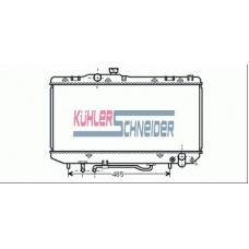 3215601 KUHLER SCHNEIDER Радиатор, охлаждение двигател