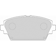 FD7039N NECTO Комплект тормозных колодок, дисковый тормоз