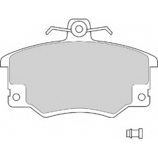 DBP230370 DURON Комплект тормозных колодок, дисковый тормоз