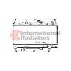 53002240 VAN WEZEL Радиатор, охлаждение двигателя