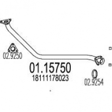01.15750 MTS Труба выхлопного газа