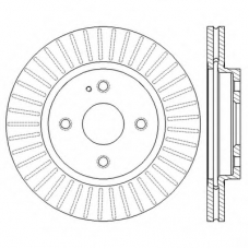 562564BC BENDIX Тормозной диск