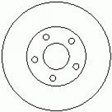 6681 10 KAWE Тормозной диск