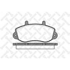 689 000B-SX STELLOX Комплект тормозных колодок, дисковый тормоз