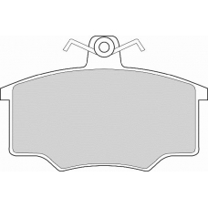 FD267N NECTO Комплект тормозных колодок, дисковый тормоз