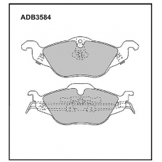 ADB3584 Allied Nippon Тормозные колодки