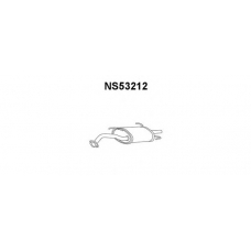 NS53212 VENEPORTE Глушитель выхлопных газов конечный