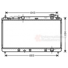 53002598 VAN WEZEL Радиатор, охлаждение двигателя