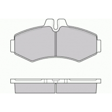 12-0821 E.T.F. Комплект тормозных колодок, дисковый тормоз