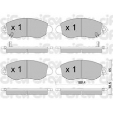 822-320-0 CIFAM Комплект тормозных колодок, дисковый тормоз