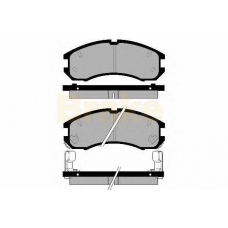 PA521 BRAKE ENGINEERING Комплект тормозных колодок, дисковый тормоз