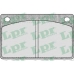 05P161 LPR Комплект тормозных колодок, дисковый тормоз