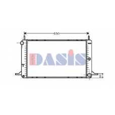 090520N AKS DASIS Радиатор, охлаждение двигателя
