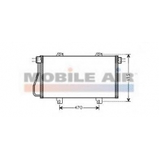 43005352 VAN WEZEL Конденсатор, кондиционер