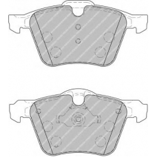 FDB1898 FERODO Комплект тормозных колодок, дисковый тормоз