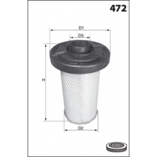 EL2213 MECAFILTER Воздушный фильтр