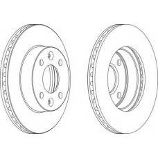 DDF1521-1 FERODO Тормозной диск