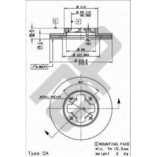 24539 AP Тормозной диск