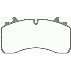 JSX 21075.00 ROADHOUSE Комплект тормозных колодок, дисковый тормоз