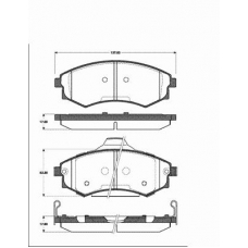 1501223412 S.b.s. Комплект тормозных колодок, дисковый тормоз