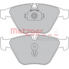 1170090 METZGER Комплект тормозных колодок, дисковый тормоз