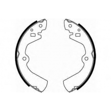 GS8308 TRW Комплект тормозных колодок