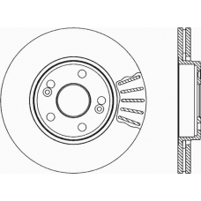 BDA1816.20 OPEN PARTS Тормозной диск