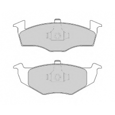 FD6770A NECTO Комплект тормозных колодок, дисковый тормоз