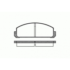 2099.20 ROADHOUSE Комплект тормозных колодок, дисковый тормоз