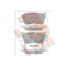 RB1976 R BRAKE Комплект тормозных колодок, дисковый тормоз