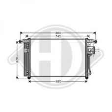 8687100 DIEDERICHS Конденсатор, кондиционер
