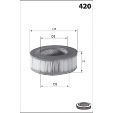 EL3155 MECAFILTER Воздушный фильтр