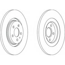 DDF1181C FERODO Тормозной диск