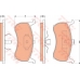 GDB7555 TRW Комплект тормозных колодок, дисковый тормоз