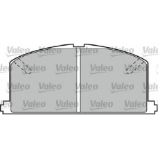 551043 VALEO Комплект тормозных колодок, дисковый тормоз